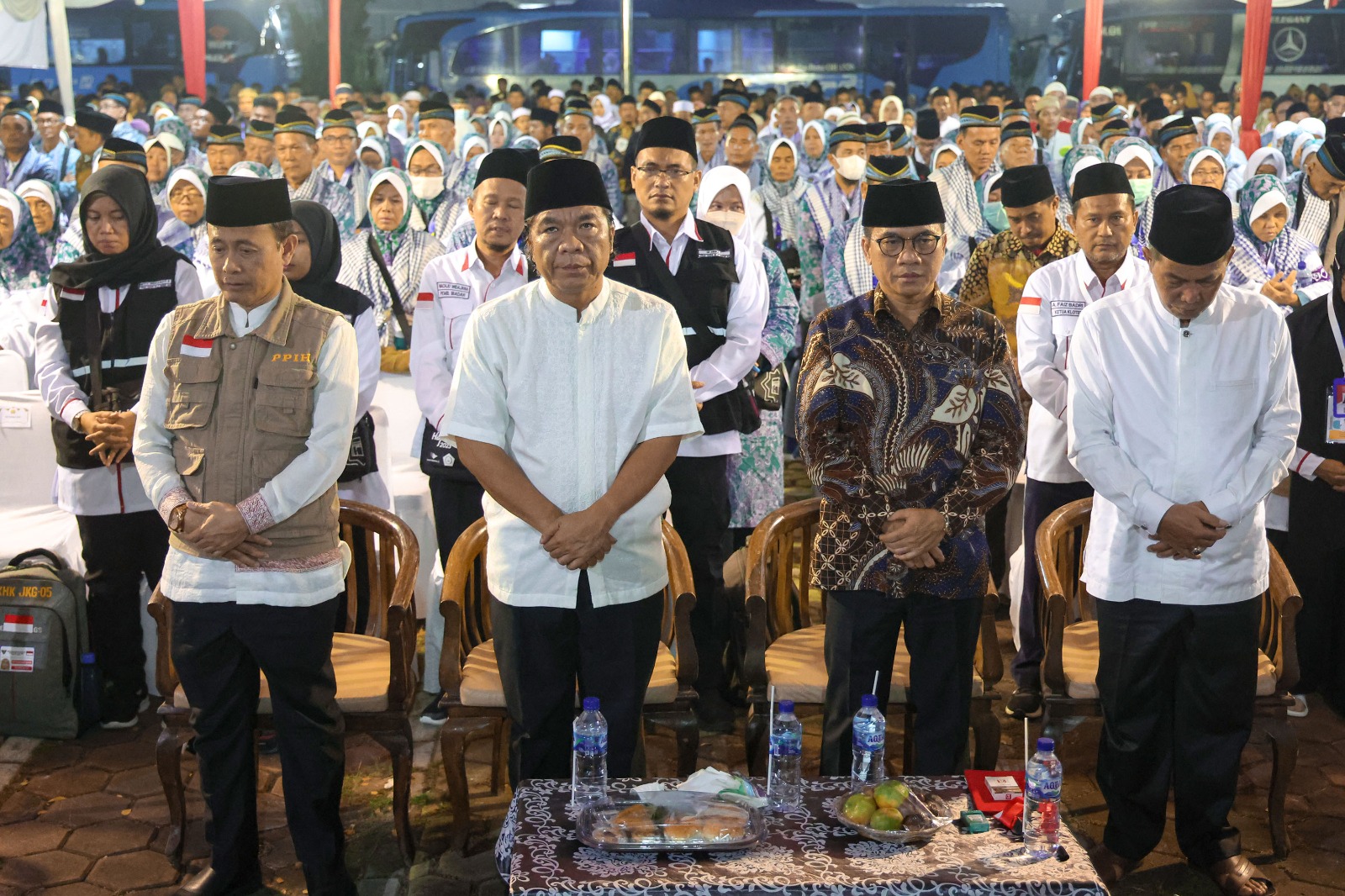 Al Muktabar Lepas Kembali Kloter 2 Jamaah Haji Provinsi Banten Foto : Ist