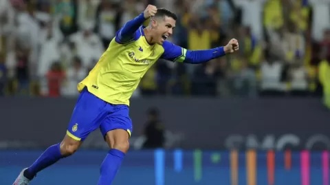 Al Nassr Vs Al Shabab 3-2, Ronaldo Masih Ciamik Foto : Ist