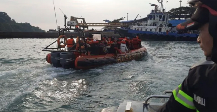 ASDP Dan Tim Gabungan Berhasil Padamkan KMP Royce 1 Foto : Ist
