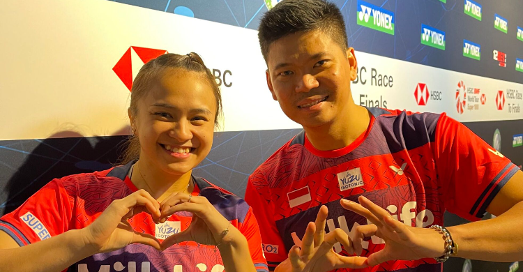 Badminton Malaysia Masters 2023 Pasangan ganda campuran Praveen Jordan/Melati Daeva Oktavianti. Foto : Ist