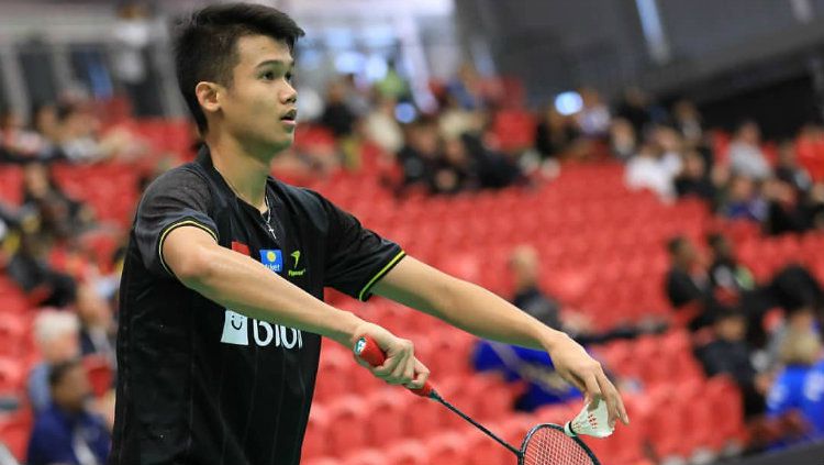 Badminton Malaysia Masters 2023 Tunggal putra Indonesia Cristian Adinata. Foto : Ist