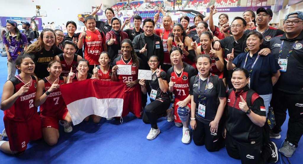 Basket Putri Sabet Emas Di SEA Games 2023 Foto : Ist