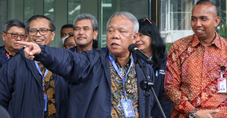 Cegah Dini Korupsi Menteri PUPR saat berada di kantor KPK. Foto : Ist