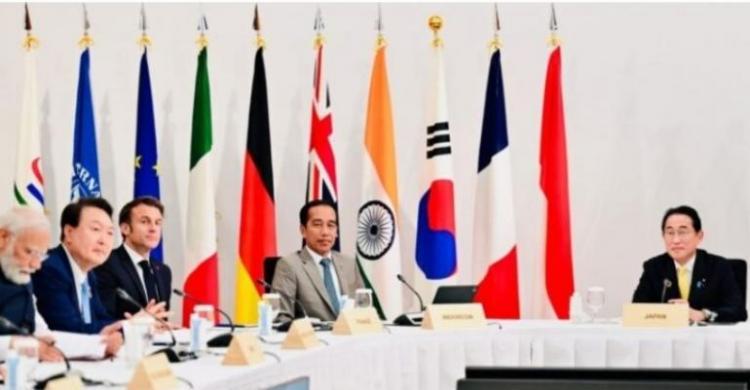 Di Sesi Kerja Mitra G7 Foto : Setpres