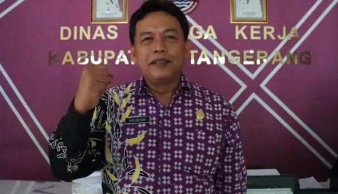 Dinas Tenaga Kerja Pastikan Puluhan Perusahaan Terlibat Rudi Hartono, Kepala Dinas Tenaga Kerja Kabupaten Tangerang