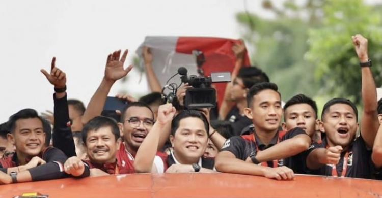 Erick: Euforia Sudah Selesai, Ayo Fokus Ke Ajang Selanjutnya Foto : Ist