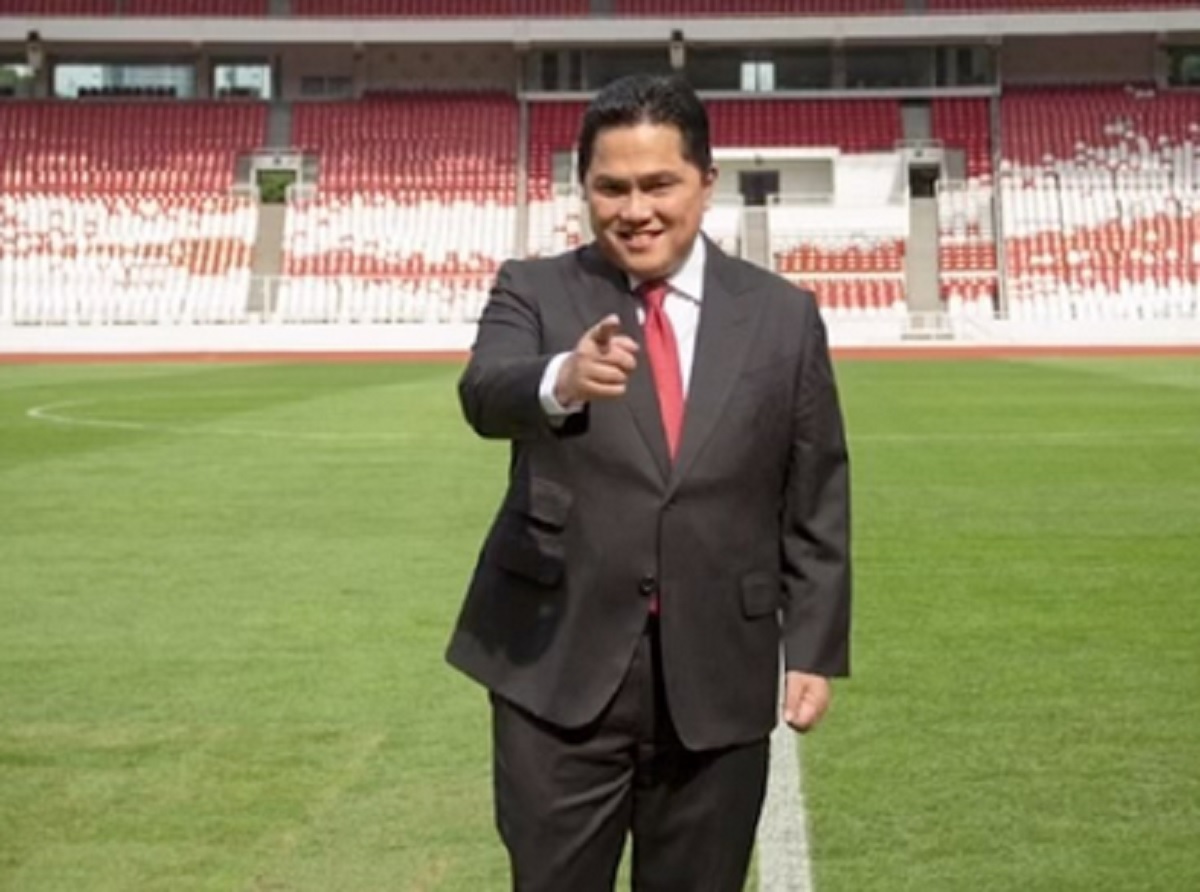 FIFA Matchday Lawan Argentina Ketum PSSI Erick Thohir. Foto : Ist