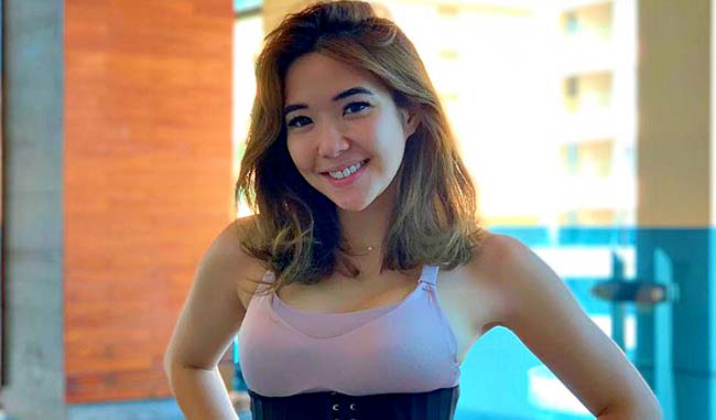 Gisella Anastasia, Support Korban Video Vulgar Gisela Anastasia. Foto : Ist