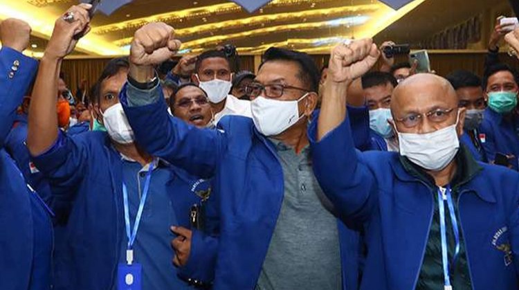 Isunya MA Mau Kabulkan PK Moeldoko Demokrat kubu Moeldoko. Foto : Ist