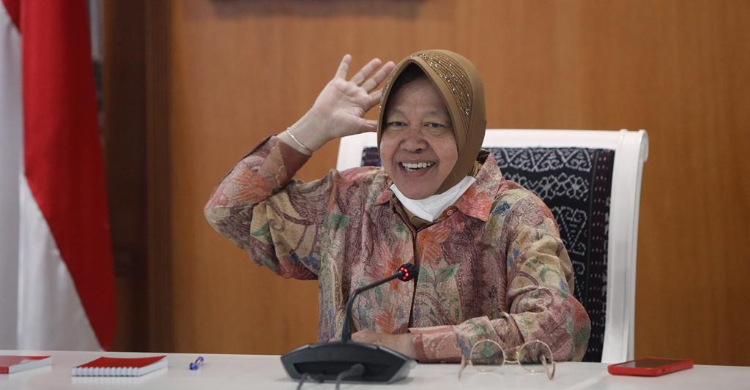 Kantornya Digeledah KPK, Risma Bersyukur Mensos Tri Rismaharini, Foto : Ist