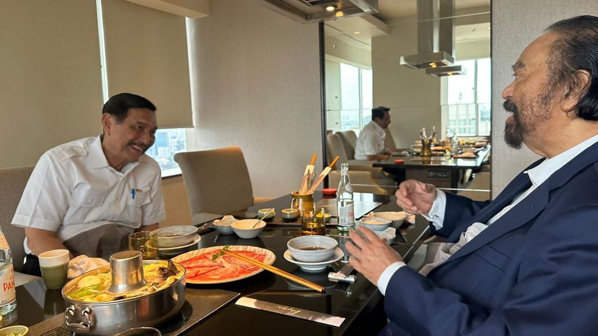 Kasih Masukan Soal Cawapres Anies, Luhut Masih Main Rahasia Foto ; Ist