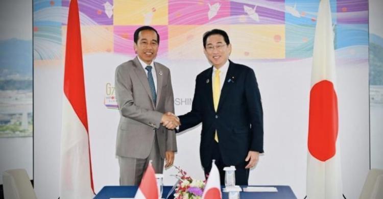 Ketemu PM Kishida, Jokowi Bahas 6 Poin Penting, Termasuk MRT Dan IKN Foto : Setpres