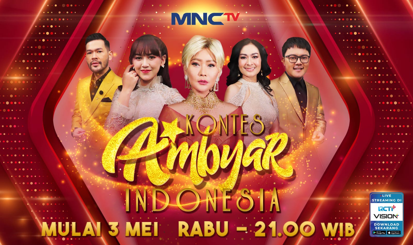 Kontes Ambyar Indonesia Siap Hibur Pemirsa Setia MNCTV. (Ist)