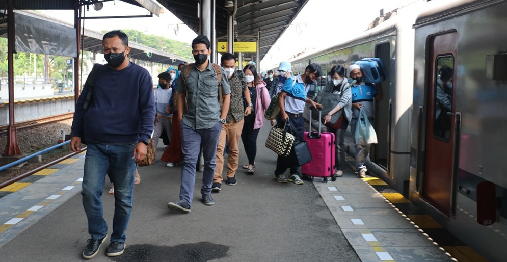 Libur Long Weekend, Penumpang Kereta Api Mengalami Lonjakan Foto : Ist