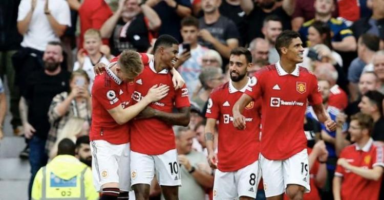 Man United Segel Tiket Liga Champions, Liverpool Dapat Jatah Europa Selebrasi pemain MU usai menang atas Chelsea. Foto : Ist