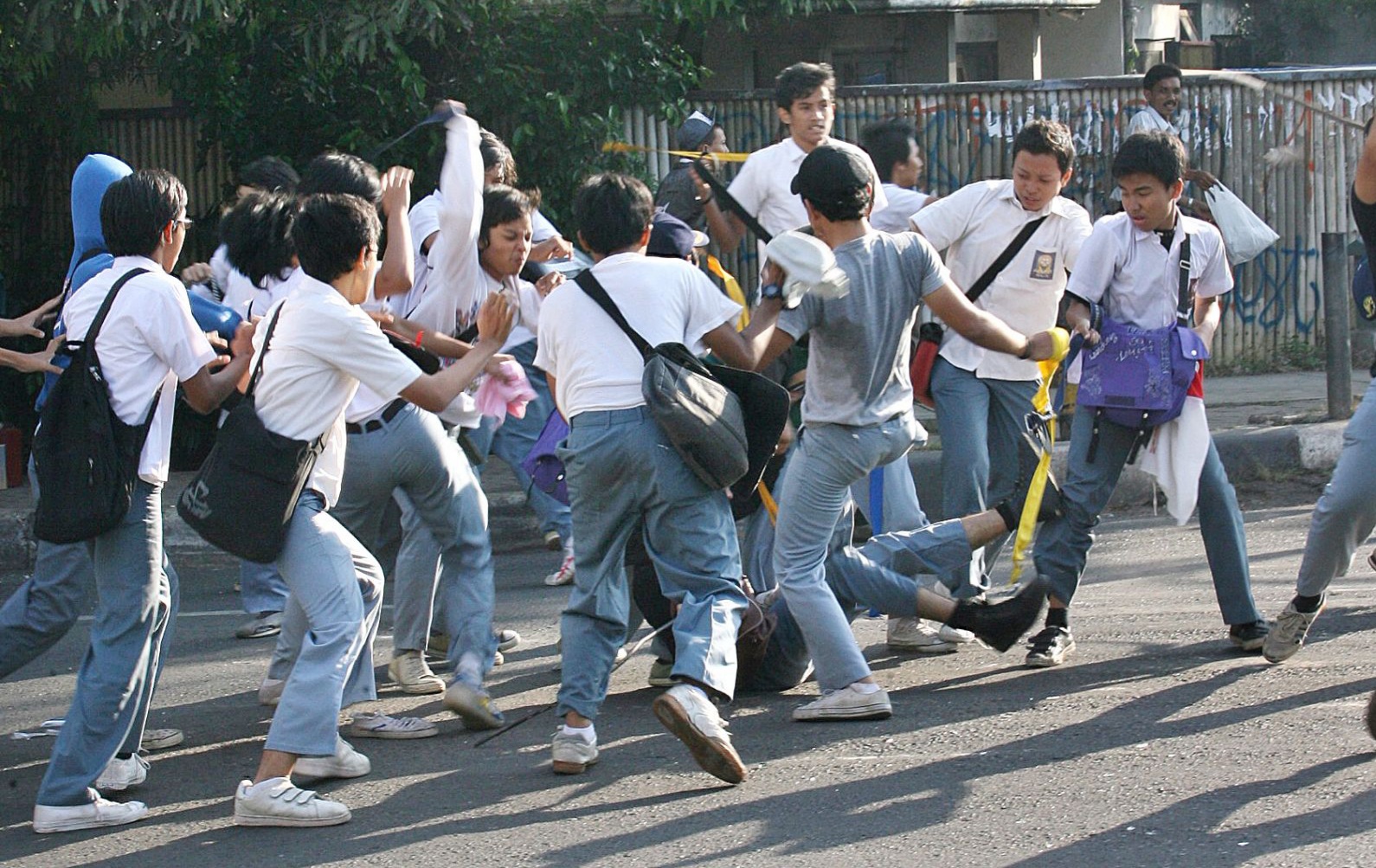 Ilustrasi tawuran pepajar. Foto : Ist