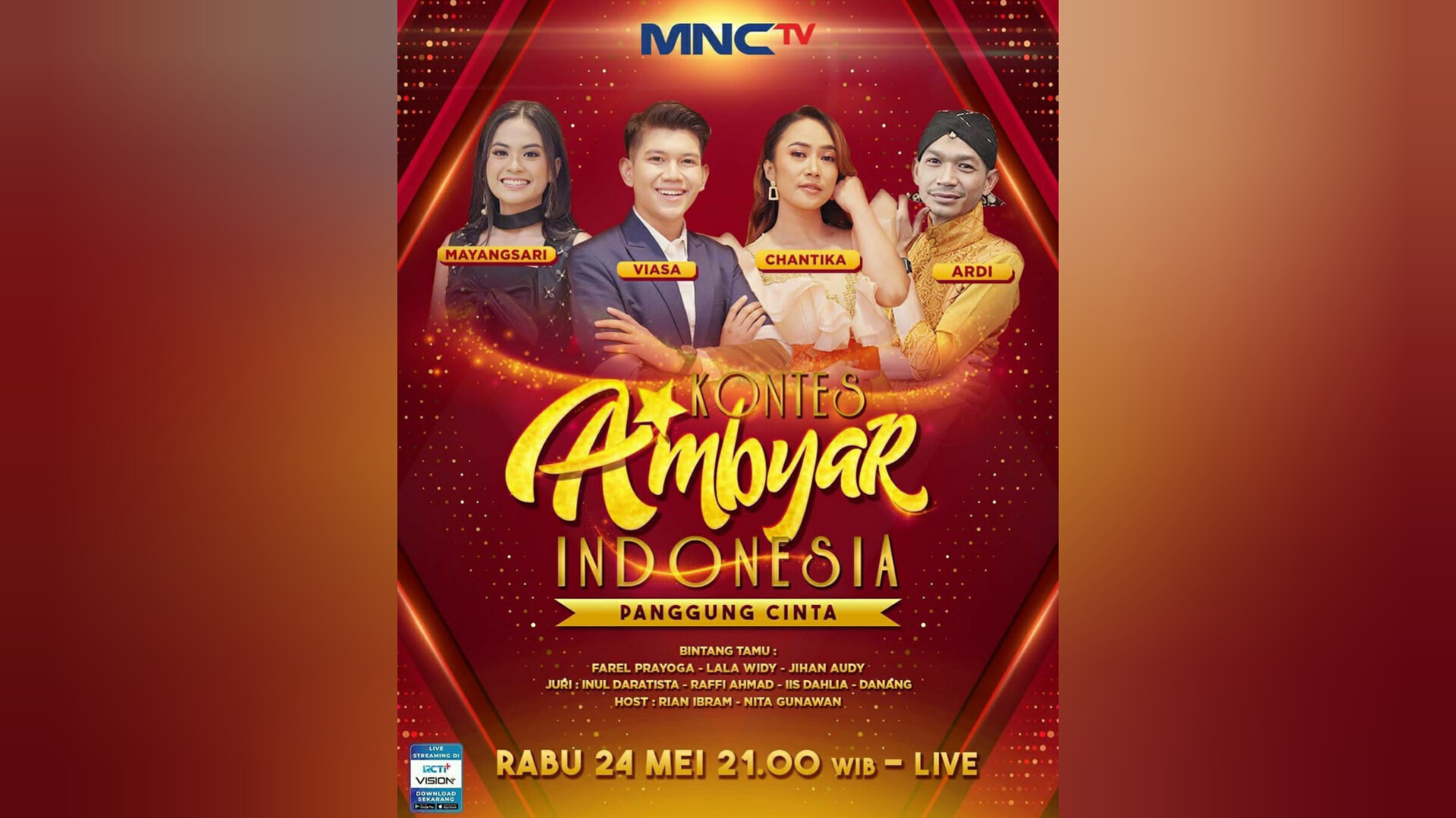 Nanti Malam, 4 Kontestan di Grup A Siap Unjuk Gigi di Kontes Ambyar Indonesia 4 Kontestan di Grup A Siap Unjuk Gigi di Kontes Ambyar Indonesia. (Ist)