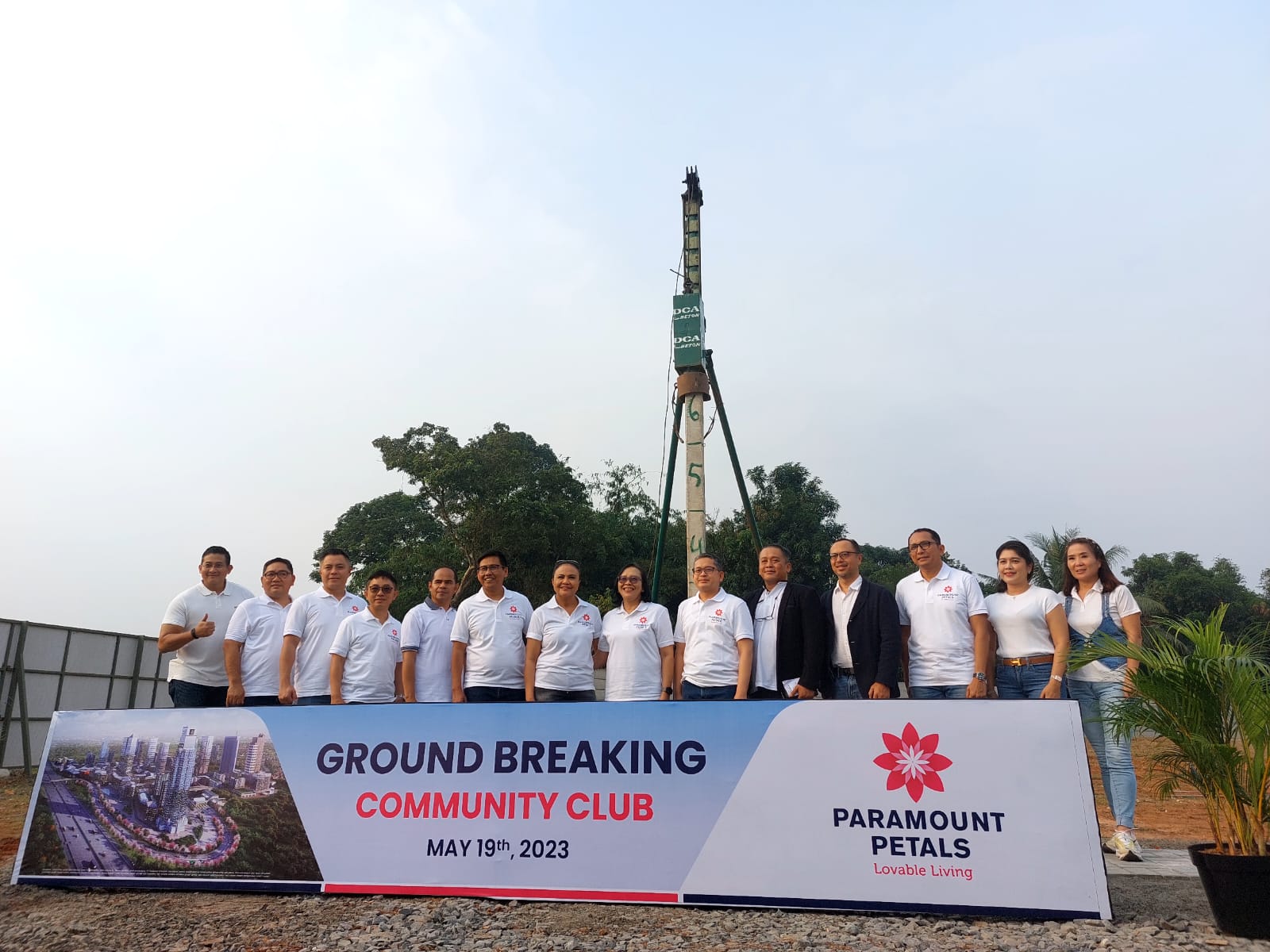 Paramount Petals Gelar Grounbreaking Community Club, Area Beragam Aktivitas yang Super Lengkap Foto : Ist