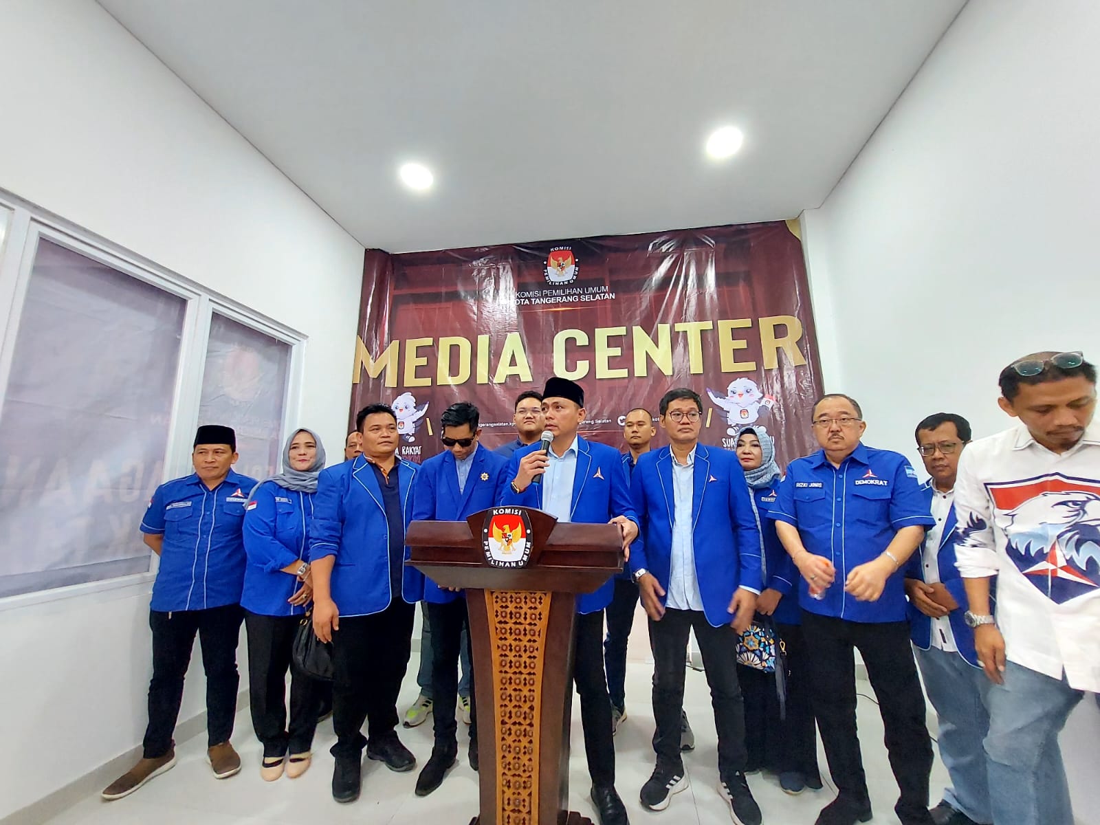Pendaftaran Bacaleg Pemilu 2024, Partai Demokrat Tangsel Pede Bisa Borong Hingga 12 Kursi Foto : Ist