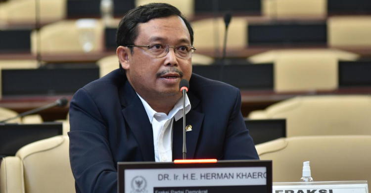 Pertemuan SBY Prabowo Picu Spekulasi Akankah Demokrat Main Mata Dengan Gerindra Herman Khaeron Ketua DPP Demokrat. Foto : Ist