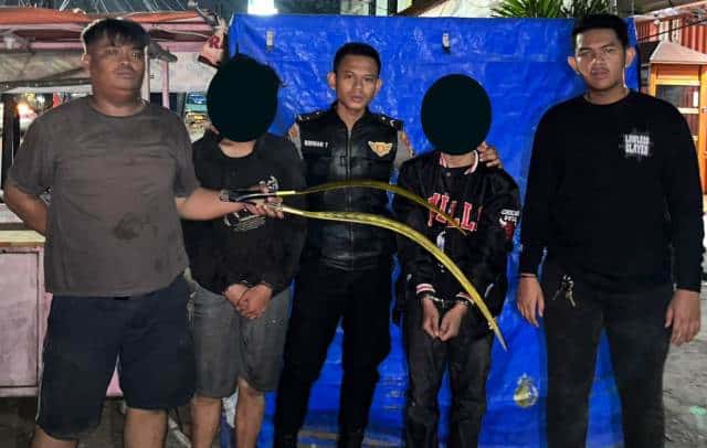 Polisi Tangkap Dua Remaja Di Karawaci, Jual Sajam ke Gangster Foto :