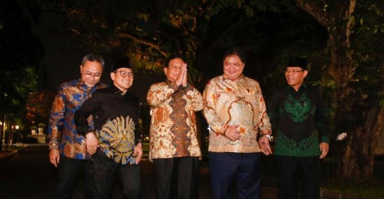 Prabowo: Kita Ngga Bahas 2024, Titipan Besarnya Harus Rukun Foto : Ist