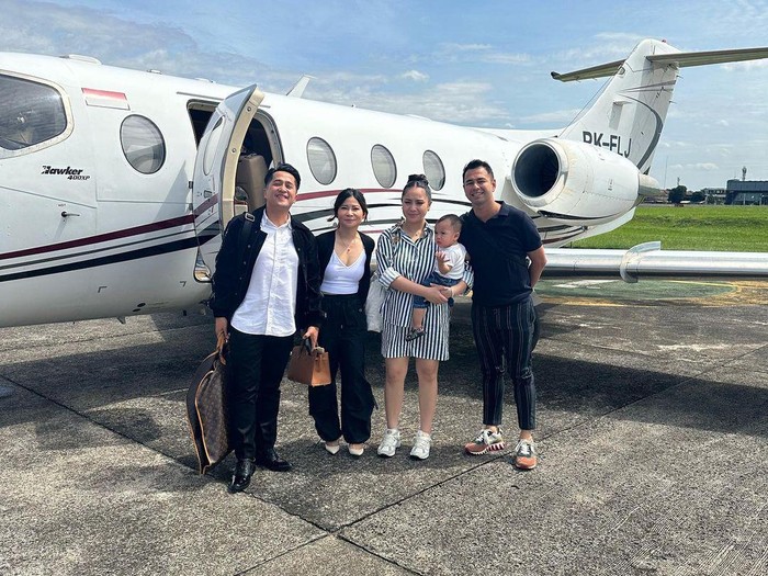 Raffi Ahmad dan Nagita Slavina Jual Jet Pribadi Seharga Rp 39 M Foto : Ist