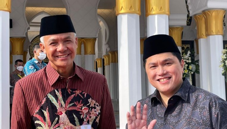 Relawan Jokowi : Ganjar-Erick Paling Pas, Satunya Sat Set, Satunya Garcep Foto : Ist