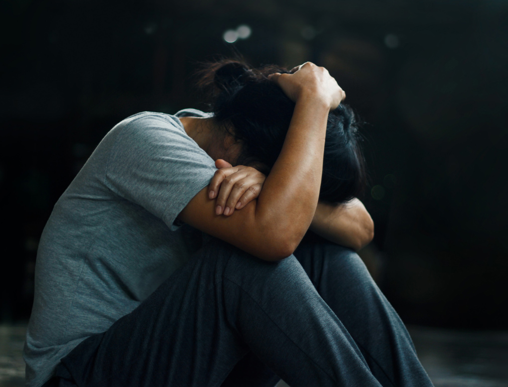 Senyuman Terakhir Penderita Mental Health Ilustrasi