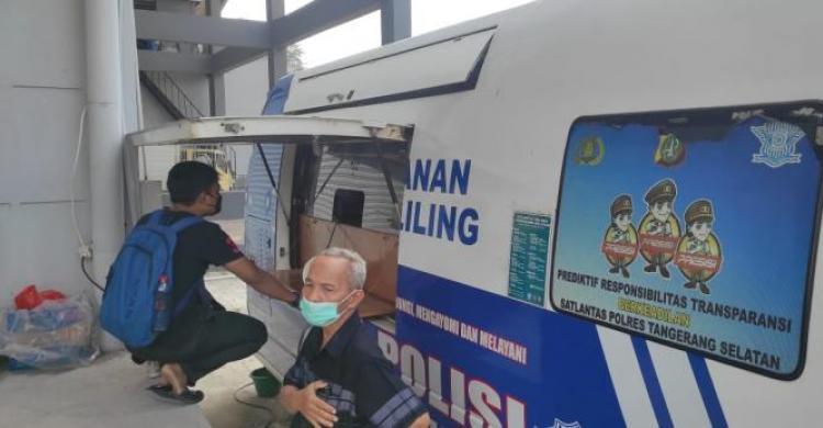 SIM Keliling Tangerang Kota 11 Mei, Hadir Di Pospol Duta Garden Benda Foto : Ist