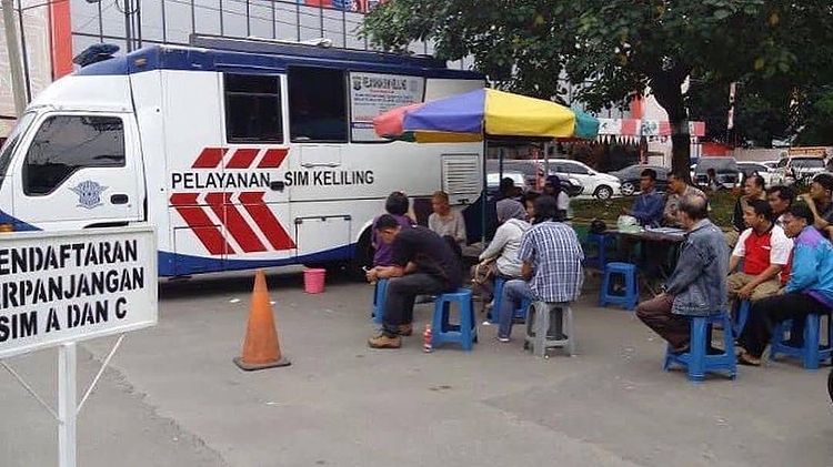SIM Keliling Tangsel Selasa 30 Mei, Cek Disini Lokasinya Foto : Ist