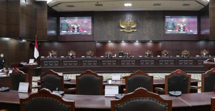 Suadana sidang di MK. Foto : Ist