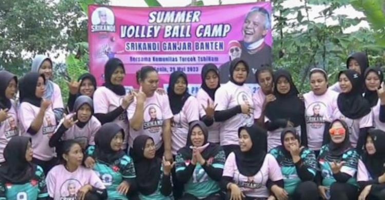 Srikandi Ganjar Banten Gelar Turnamen Voli Untuk Kembangkan Bakat Dan Galakan Hidup Sehat Foto : Ist