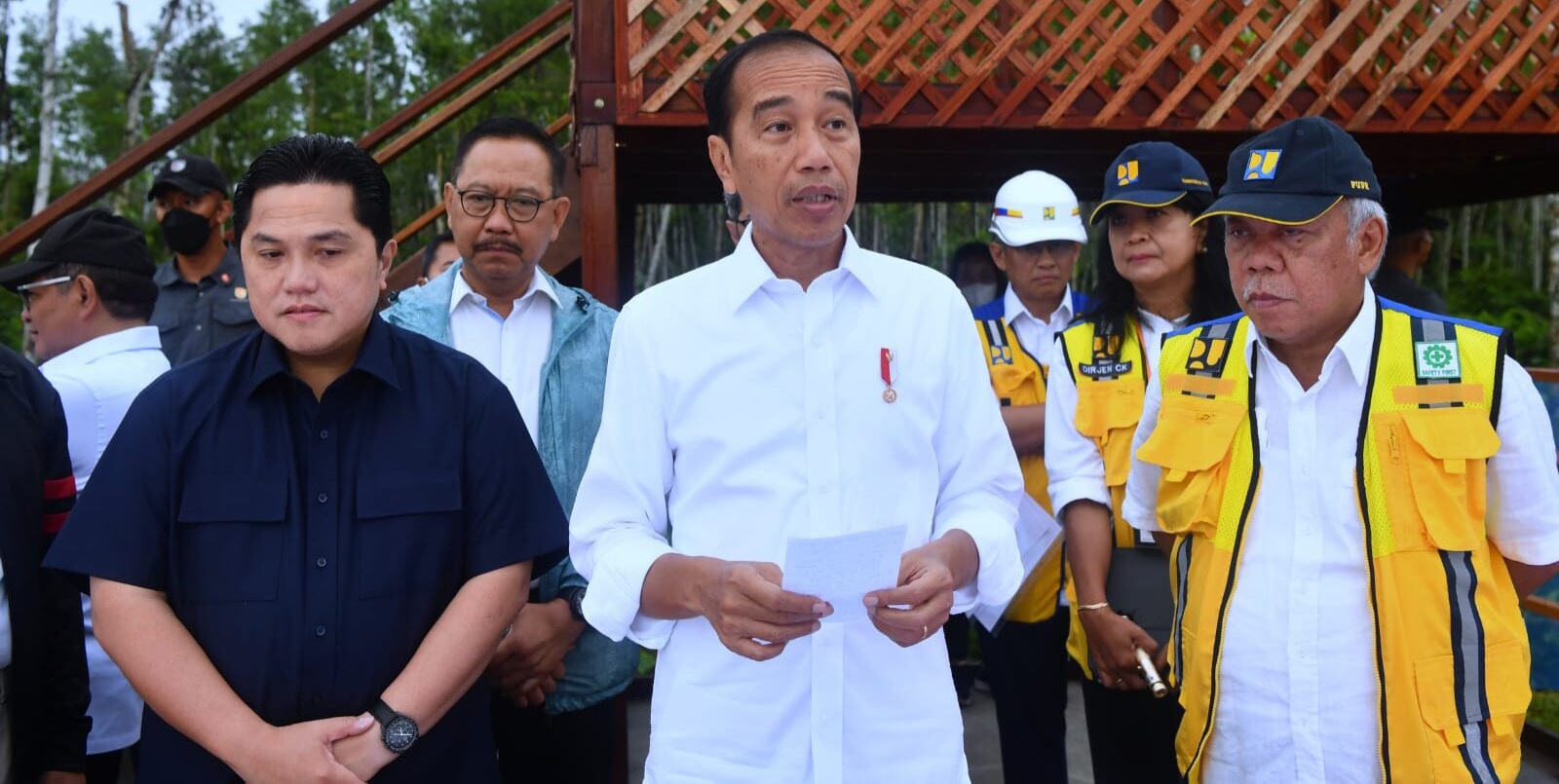 Survei Kepuasan Kerja Jokowi, Grafiknya Naik Tinggi Foto : Setpres