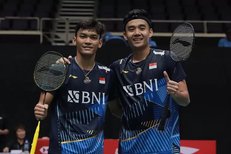 Bagas/Fikri Amankan Tiket 16 Besar Singapore Open 2023 Foto : Ist