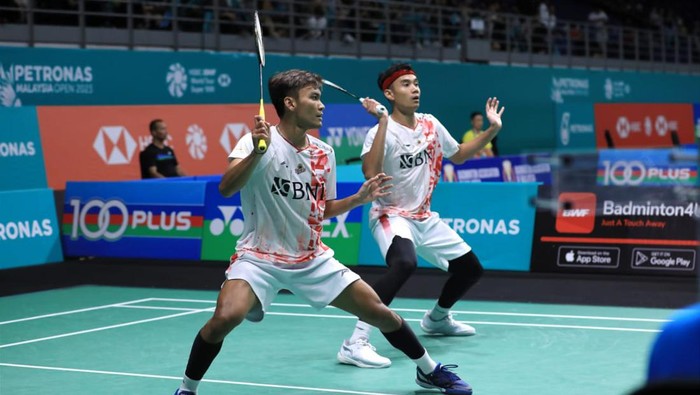 Bagas/Fikri Melangkah ke Semifinal Thailand Open 2023 Foto : Iat