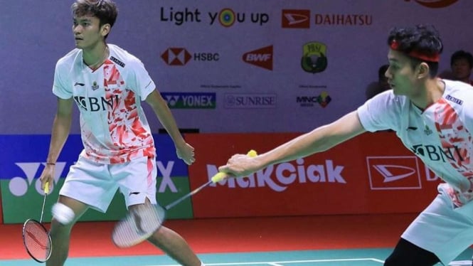 Bagas/Fikri Raih Tiket Final Thailand Open 2023 Ganda Indonesia Bagas/Fikri. Foto : Ist