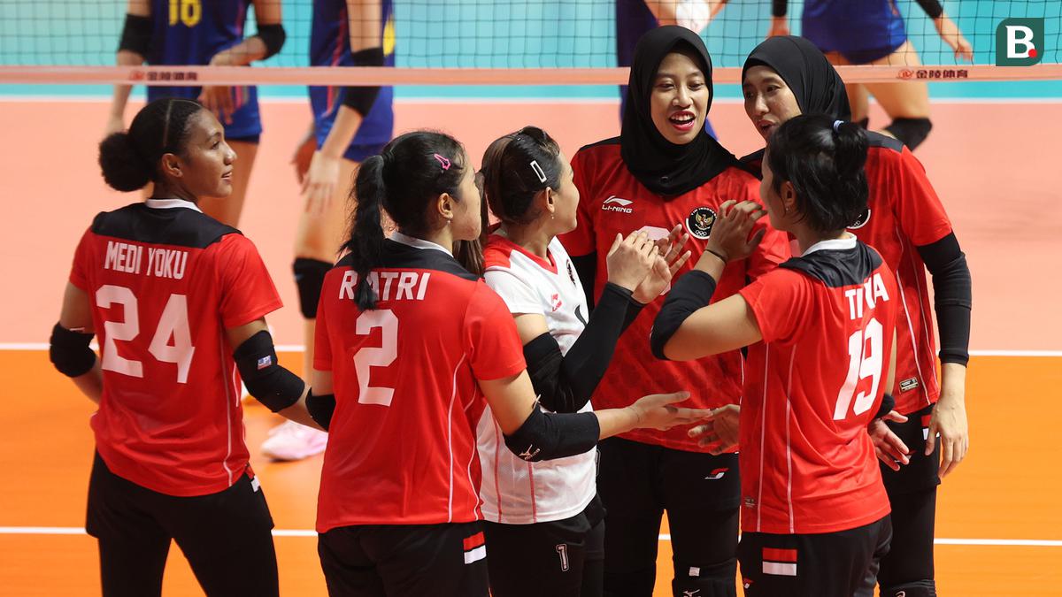 Bola Volly Putri Asia 2023 Foto : Ist