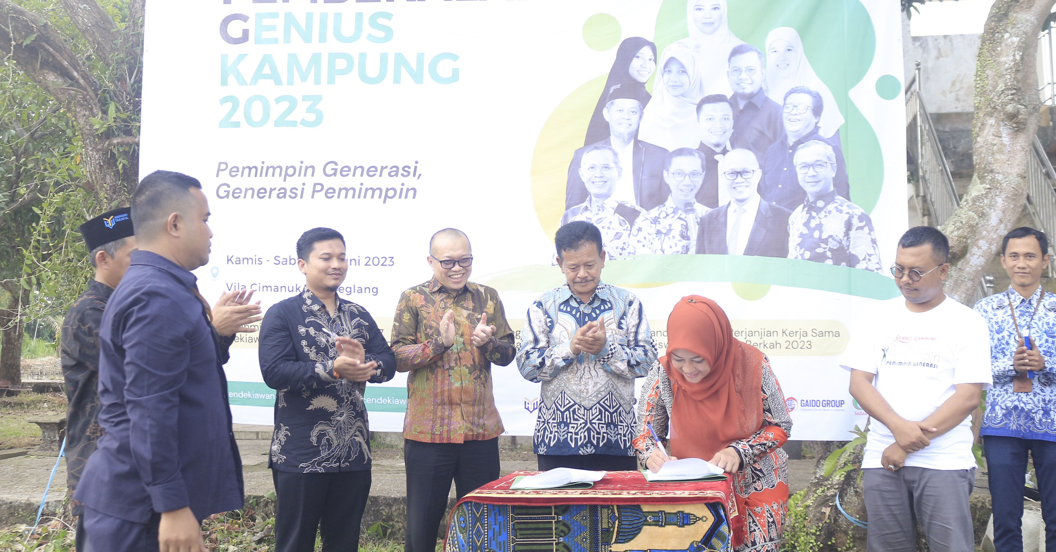 Cendekiawan Kampung Siapkan Jiwa Kepemimpinan Cendekiawan Kampung mengadakan Pembekalan Genius Kampung (PGK).(din)