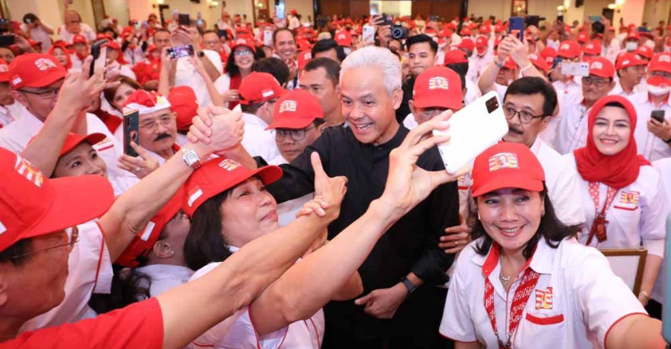 Ganjar Dikawal 1.000 Jenderal Foto : Ist