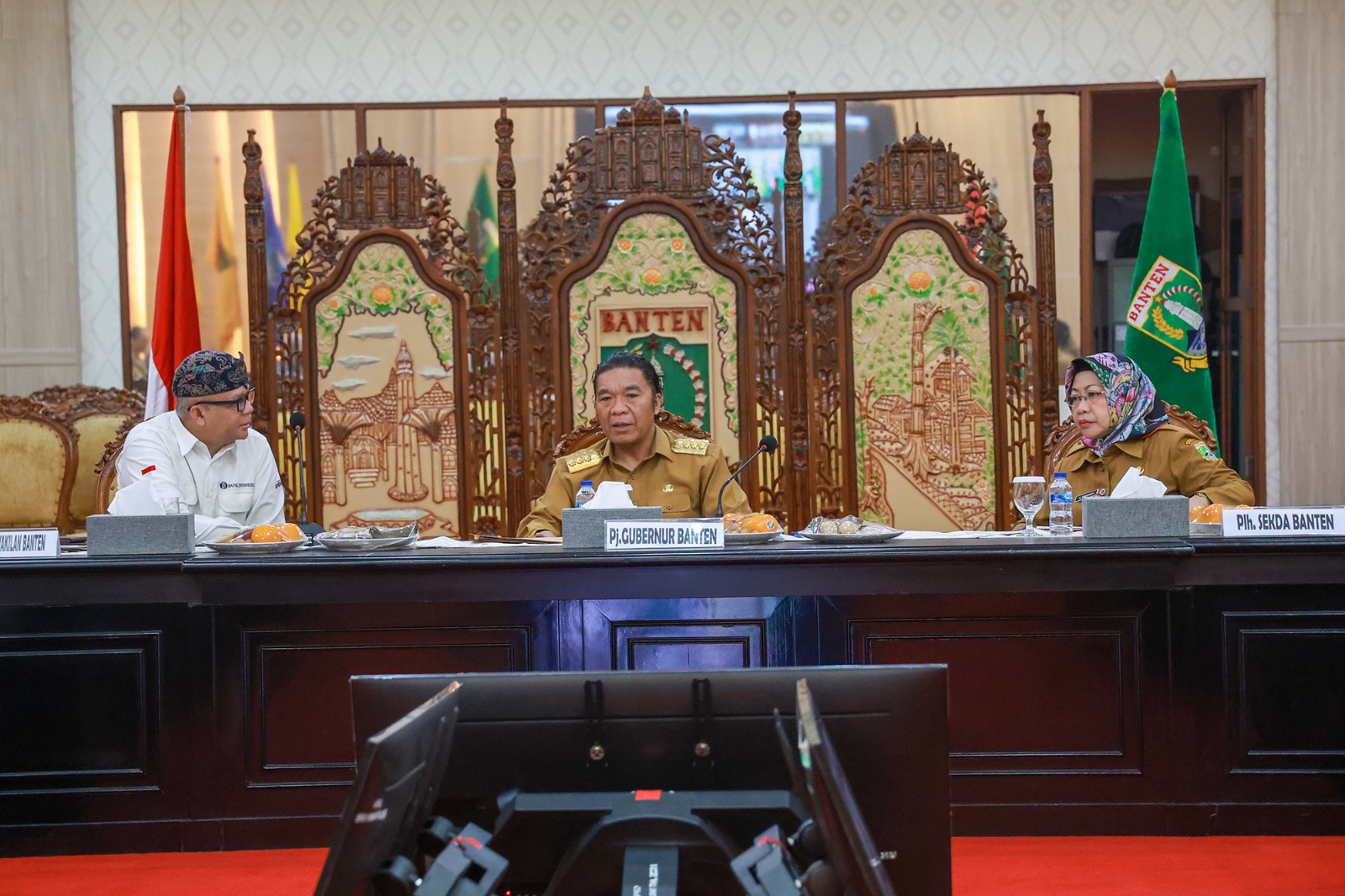 Gas dan Rem, Strategi Pj Gubernur Al Muktabar Dalam Pengendalian Inflasi Provinsi Banten Foto : Ist