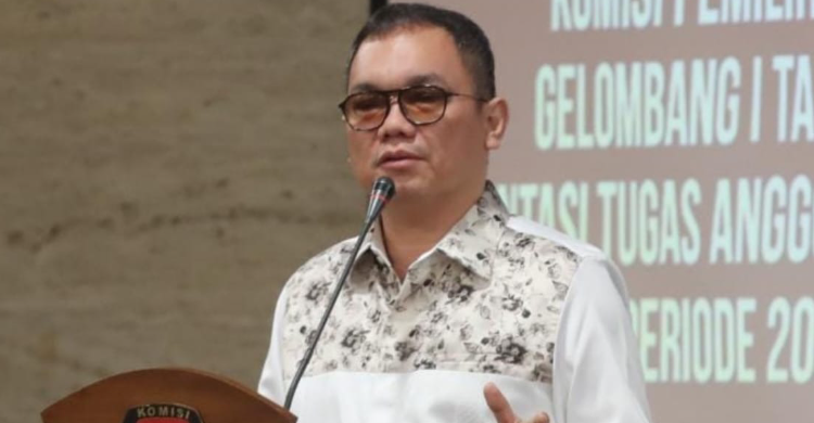 Imbas Tenaga Honorer Dihapus Koordinator Divisi Sumber Daya Manusia, Organisasi, Pendidikan, Pelatihan dan Penelitian Pengembangan Komisi Pemilihan Umum (KPU) Parsadaan Harahap. (Foto: Twitter @KPU_ID)