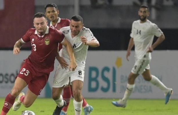 Indonesia Vs Palestina Berakhir Imbang 0-0 Foto :