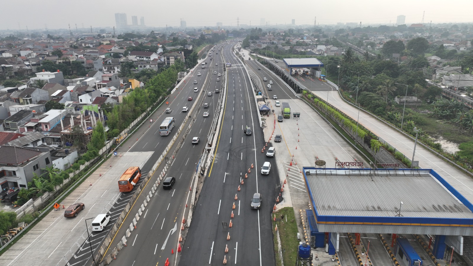 Jalan Tol Ruas Pondok Aren - Serpong Km 8 Kembali di Buka Kedua Arah Jalan Tol Ruas Pondok Aren - Serpong Km 8 Kembali di Buka Kedua Arah. (Ist)