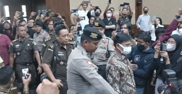 Johnny G Plate Disebut Terima Rp 17,8 Miliar Dari Korupsi BTS Foto : Ist