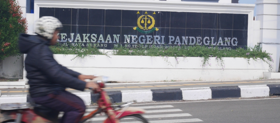 Kejari Pandeglang Bakal Proses Hukum Kasus Dugaan Pemotongan PKH Ilustrasi Kejaksaan Negeri Pandeglang.(Ari Supriadi/Tangsel Pos)
