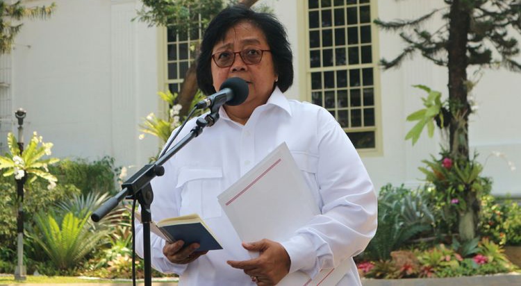 Mendadak Menteri Siti Menghadap Jokowi Ke Istana, Ada Apa? Foto : Ist