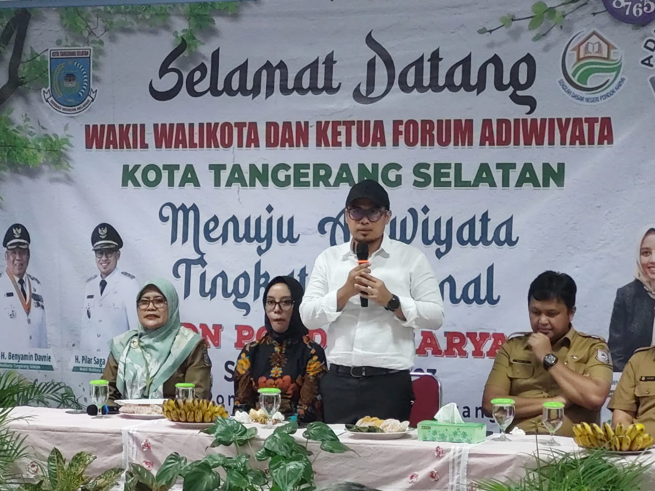Menuju Adiwiyata Tingkat Nasional, Ini Pesan Pilar Untuk SDN Pondok Karya Foto : Ist