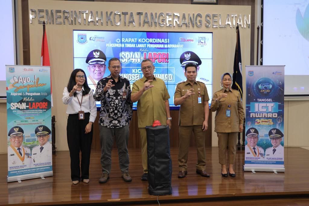 Mudahkan Pengaduan Masyarakat, Diskominfo Tangsel Tingkatkan Efektivitas Layanan SP4N Lapor Foto : Ist