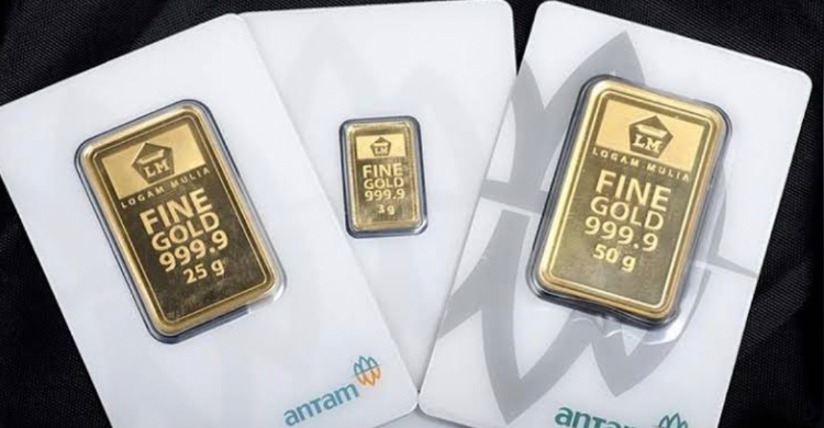 Naik Rp 9.000, Harga Emas Hari Ini Rp 1.061.000 Per Gram Foto : Ist
